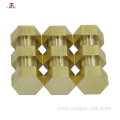 Brass Hexagonal flange nuts